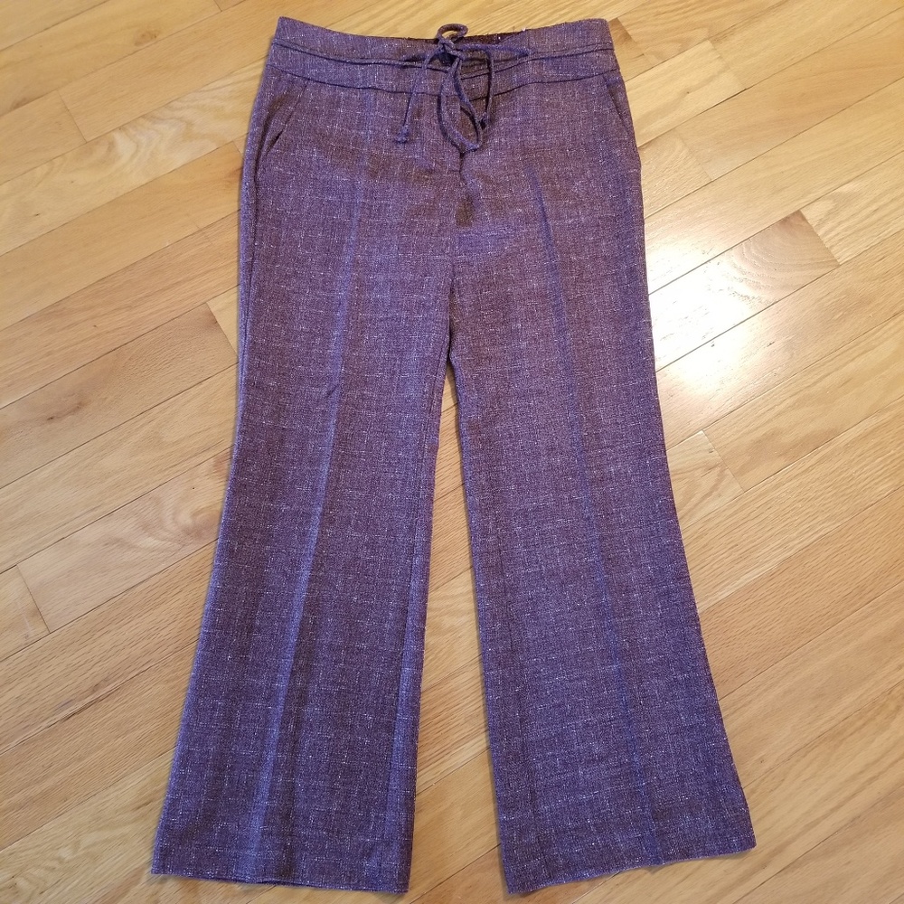 Decoded Purple Tweed Trousers size 7